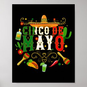 Fiesta Cinco De Mayo T Shirts Männer Frauen Taco Poster