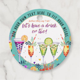 FIESTA Cocktails kundenspezifisch Geschenkanhänger