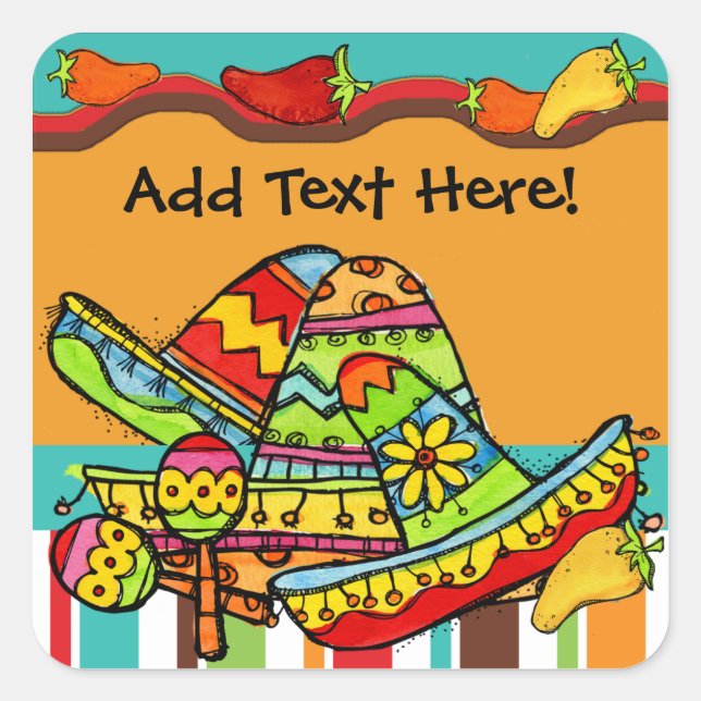 Fiesta Custom Stickers (Vorderseite)