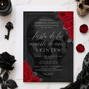 Fiesta de la Muerte de mis Veintes Einladung