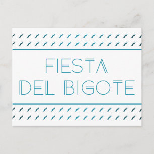 Fiesta Del Bigote Postkarte