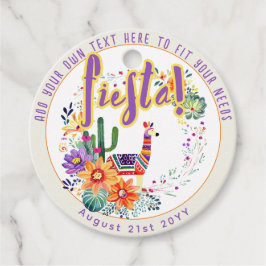 FIESTA Drama Llama Folkart Blume Custom Geschenkanhänger