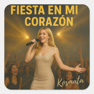Fiesta en mi corazón - Aufkleber