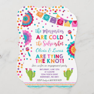 Fiesta Engagement Party Einladung Mexikanisches Pa