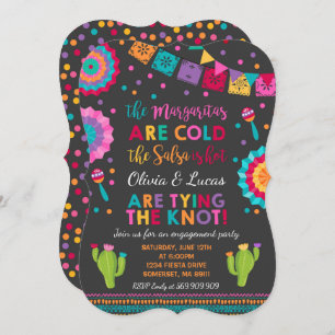 Fiesta Engagement Party Einladung Mexikanisches Pa