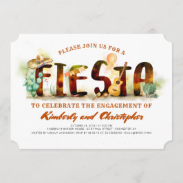 Fiesta Engagement Party Einladung Mexikanisches Pa