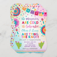 Fiesta Engagement Party Einladung Mexikanisches Pa