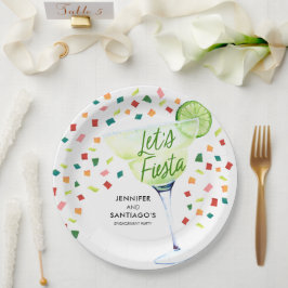 Fiesta Engagement Party Paper Napkins Pappteller