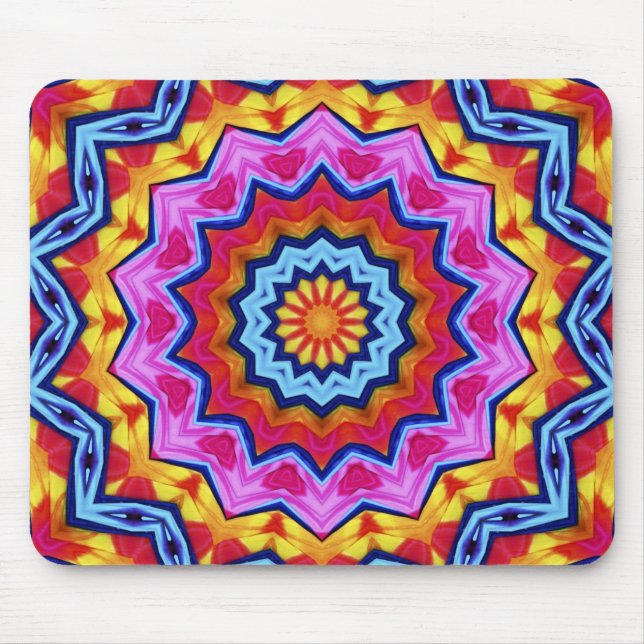 Fiesta-Entwurfs-Mandala Mousepad (Vorne)