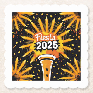 Fiesta Feuerwerk Unabhängigkeit Untersetzer