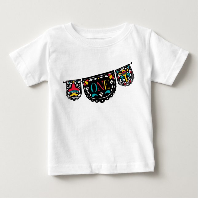 Fiesta First Birthday Shirt (Vorderseite)