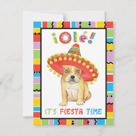 Fiesta Frenchie Einladung