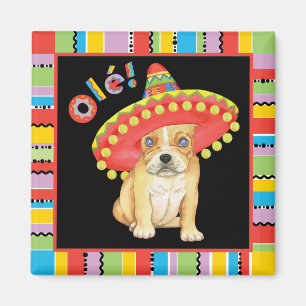 Fiesta Frenchie Magnet