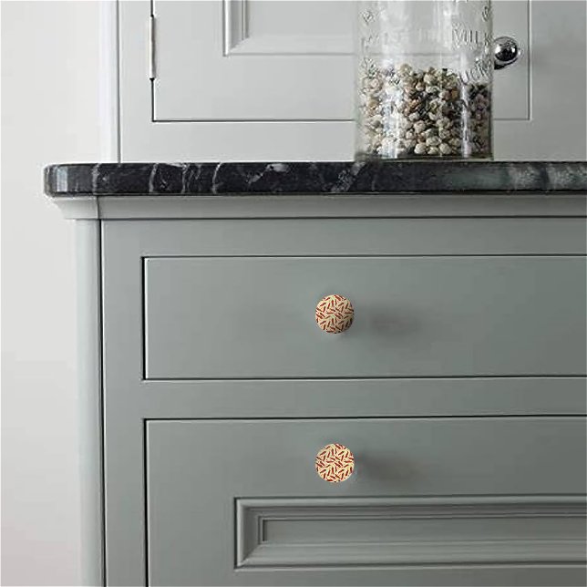 Fiesta Fun Red Chile Pattern Keramikknauf (Von Creator hochgeladen)