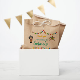 Fiesta Geburtstag danke Ihnen Gastgeschenk Tasche Geschenktütchen