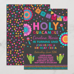 Fiesta Geburtstag Einladung Heilige Guacamole Part