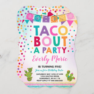 Fiesta Geburtstag Einladung Taco Bout Ein Party