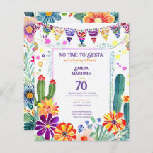 FIESTA Geburtstag Folkart Blume 40. 50. 60.