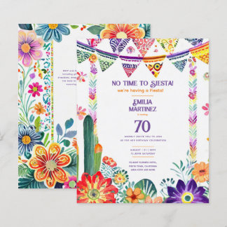 FIESTA Geburtstag Folkart Blume 70. 80. 90.