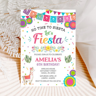 Fiesta-Geburtstagseinladung Einladung