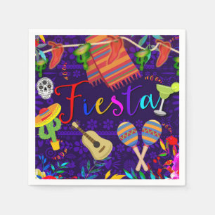 Fiesta-Geburtstagsfeier Cinco De Mayo Serviette