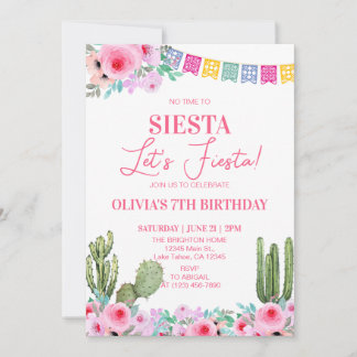 Fiesta Geburtstagsparty Einladung