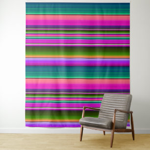 Fiesta Geburtstagsparty Mexican Serape Blanket Wandteppich
