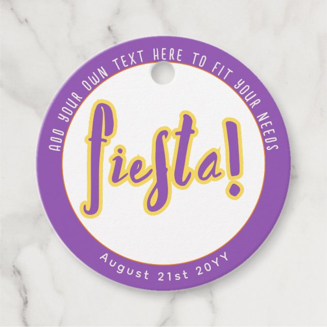 FIESTA GESCHENKANHÄNGER (Vorderseite)