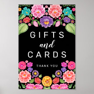 Fiesta-Geschenke und Karten-Zeichen Poster