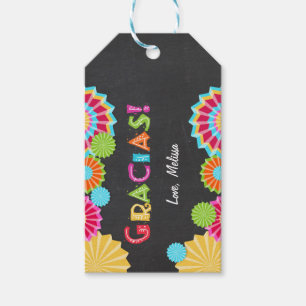 Fiesta Gift Tags danke für Mexikaner Geschenkanhänger