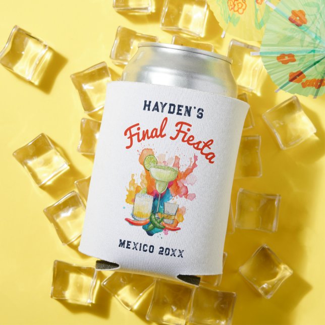 Fiesta Girls’ Weekend Mexico Bachelorette Dosenkühler (In Situ Sommer)