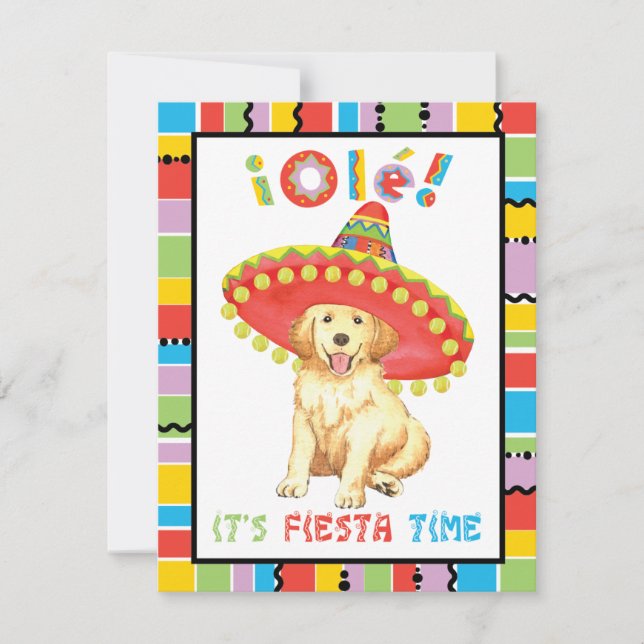 Fiesta Golden Einladung (Vorderseite)