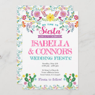 Fiesta-Hochzeit Einladung