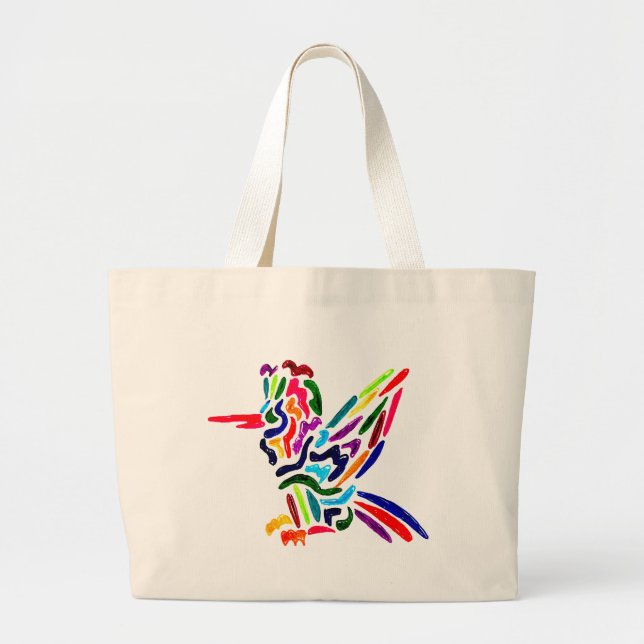 Fiesta Hummingbird Tote Bag Jumbo Stoffbeutel (Vorne)
