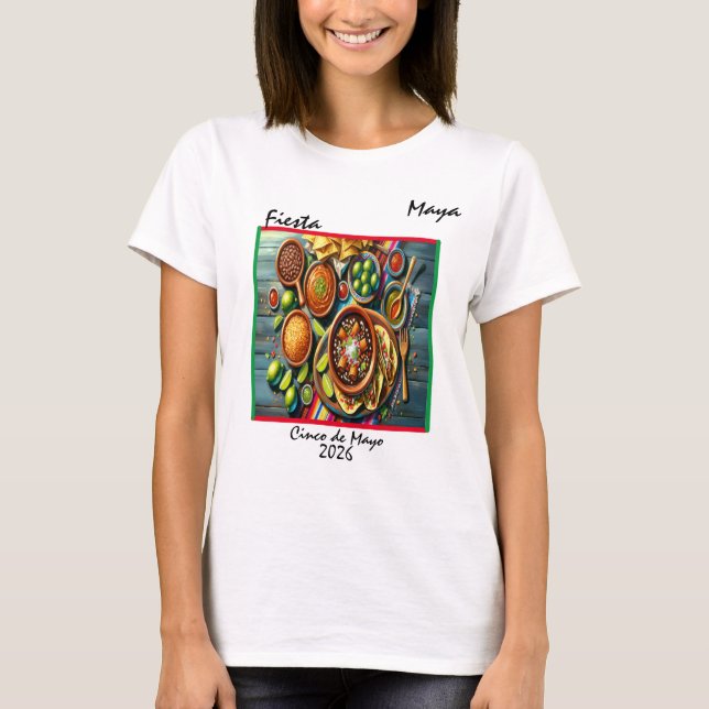 "Fiesta" individuell anpassbar T-Shirt (Vorderseite)