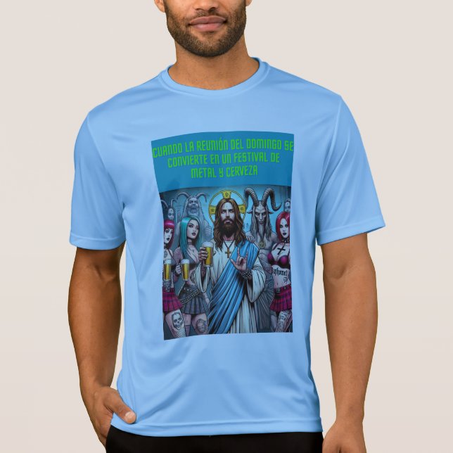 Fiesta Infernal: Cristo y el Metal T-Shirt (Vorderseite)