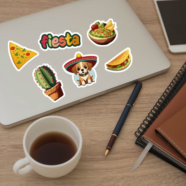 Fiesta Inspiriert Illustrations Stickers-Set Aufkleber (Von Creator hochgeladen)