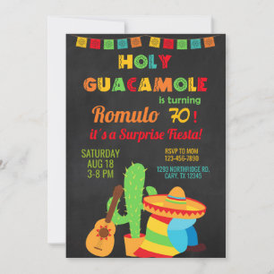 Fiesta Junge / Mann Geburtstagseinladung, jedes Al Einladung