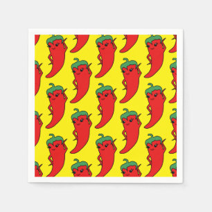 Fiesta-Junggesellinnenabschied Kawaii scharfe Papr Serviette