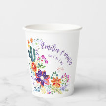 FIESTA Kaktus Volkskunst Blumen Custom