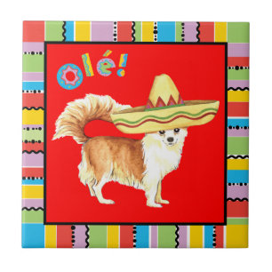 Fiesta-lange Mantel-Chihuahua Fliese