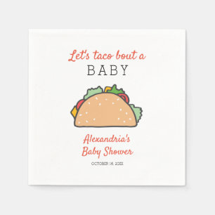 Fiesta Let's Taco Bout A Baby Dusche Serviette