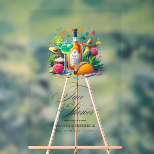 Fiesta "Let's Taco 'Bout a Couples Shower" Willkom Acrylschild