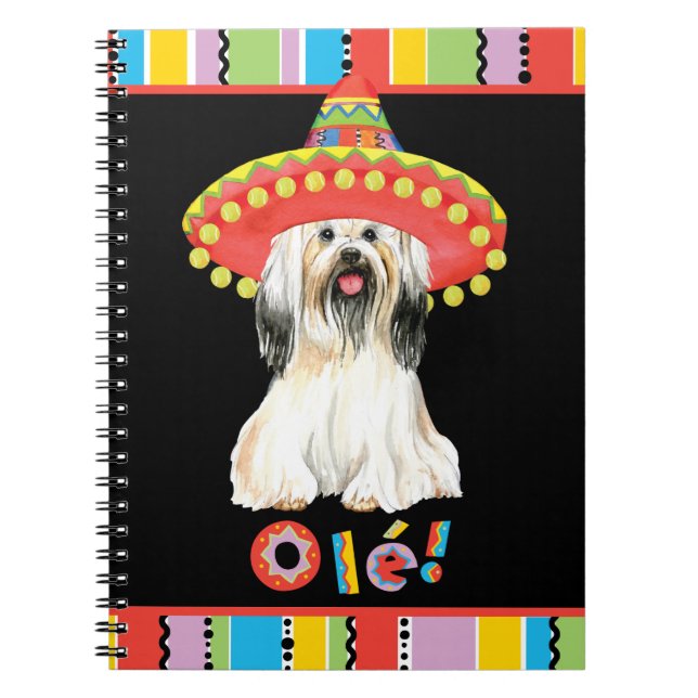 Fiesta Lhasa Apso Notizblock (Vorderseite)