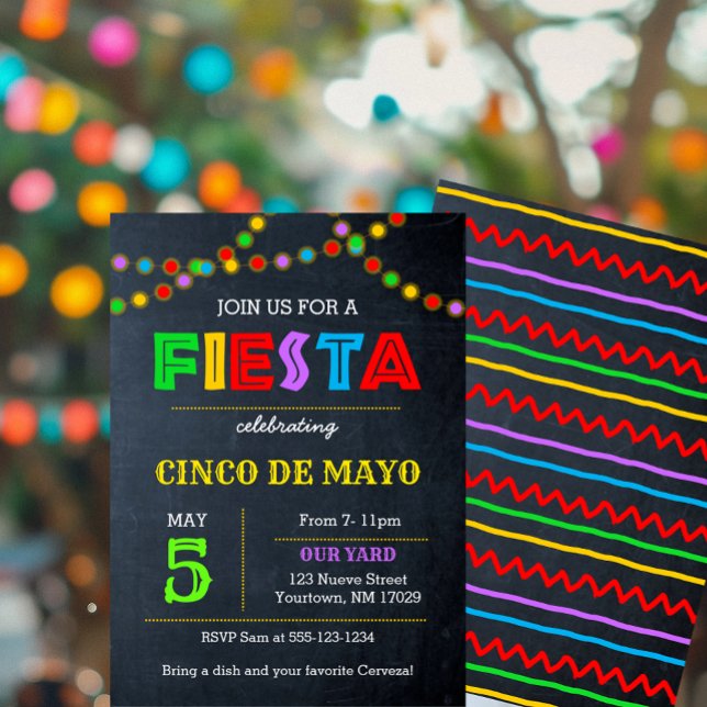 Fiesta Lights Cinco De Mayo Einladung (Von Creator hochgeladen)