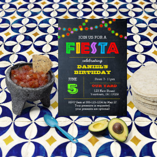 Fiesta Lights Jeden Anlaß Einladung