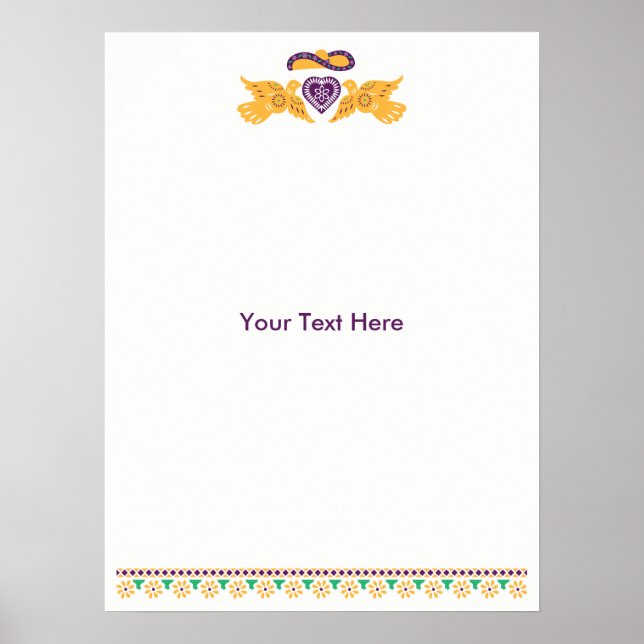 Fiesta Lovebirds Poster