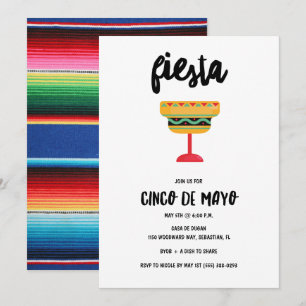 Fiesta Margarita Cinco de Mayo Party  Einladung