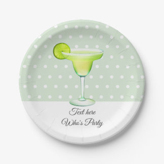 Fiesta, Margarita Tag, Geburtstag, Papierplatte Pappteller