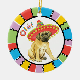 Fiesta Mastiff Keramik Ornament